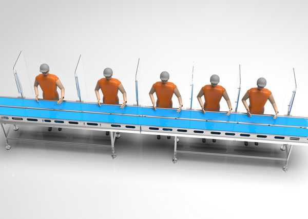 Kleen-Guard Conveyor PPE Barrier